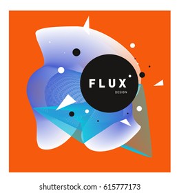 Vector Graphic Background Dynamic Effect. Gradient Abstract Vector Illustration. Design Template. Modern Pattern.