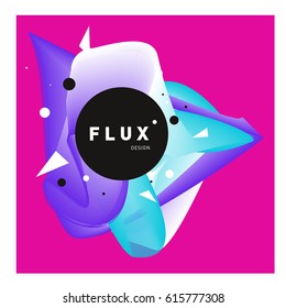 Vector Graphic Background Dynamic Effect. Gradient Abstract Vector Illustration. Design Template. Modern Pattern.