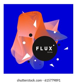 Vector Graphic Background Dynamic Effect. Gradient Abstract Vector Illustration. Design Template. Modern Pattern.