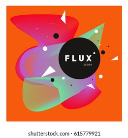 Vector Graphic Background Dynamic Effect. Gradient Abstract Vector Illustration. Design Template. Modern Pattern.