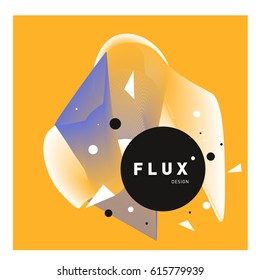 Vector Graphic Background Dynamic Effect. Gradient Abstract Vector Illustration. Design Template. Modern Pattern.