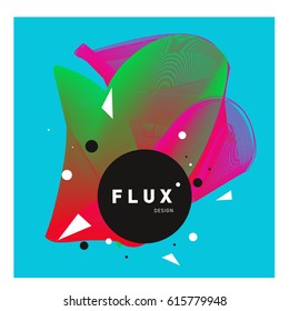 Vector Graphic Background Dynamic Effect. Gradient Abstract Vector Illustration. Design Template. Modern Pattern.