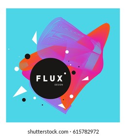 Vector Graphic Background Dynamic Effect. Gradient Abstract Vector Illustration. Design Template. Modern Pattern.