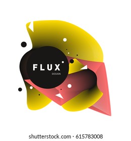 Vector Graphic Background Dynamic Effect. Gradient Abstract Vector Illustration. Design Template. Modern Pattern.