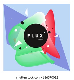 Vector Graphic Background Dynamic Effect. Gradient Abstract Vector Illustration. Design Template. Modern Pattern.