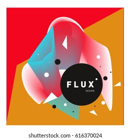 Vector Graphic Background Dynamic Effect. Gradient Abstract Vector Illustration. Design Template. Modern Pattern.