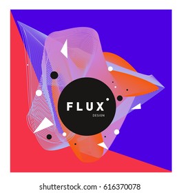 Vector Graphic Background Dynamic Effect. Gradient Abstract Vector Illustration. Design Template. Modern Pattern.