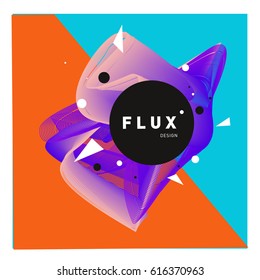 Vector Graphic Background Dynamic Effect. Gradient Abstract Vector Illustration. Design Template. Modern Pattern.
