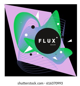 Vector Graphic Background Dynamic Effect. Gradient Abstract Vector Illustration. Design Template. Modern Pattern.
