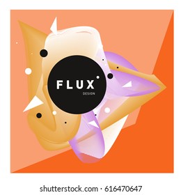 Vector Graphic Background Dynamic Effect. Gradient Abstract Vector Illustration. Design Template. Modern Pattern.