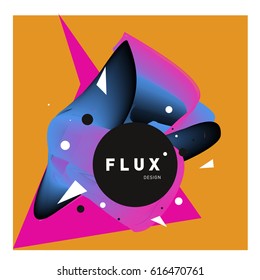 Vector Graphic Background Dynamic Effect. Gradient Abstract Vector Illustration. Design Template. Modern Pattern.