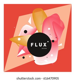 Vector Graphic Background Dynamic Effect. Gradient Abstract Vector Illustration. Design Template. Modern Pattern.