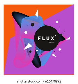 Vector Graphic Background Dynamic Effect. Gradient Abstract Vector Illustration. Design Template. Modern Pattern.