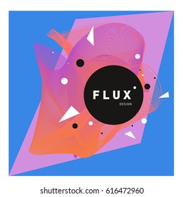 Vector Graphic Background Dynamic Effect. Gradient Abstract Vector Illustration. Design Template. Modern Pattern.