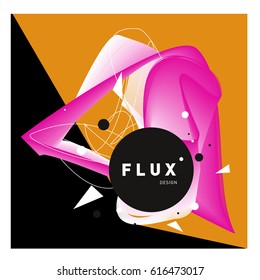 Vector Graphic Background Dynamic Effect. Gradient Abstract Vector Illustration. Design Template. Modern Pattern.