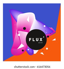 Vector Graphic Background Dynamic Effect. Gradient Abstract Vector Illustration. Design Template. Modern Pattern.