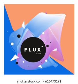 Vector Graphic Background Dynamic Effect. Gradient Abstract Vector Illustration. Design Template. Modern Pattern.