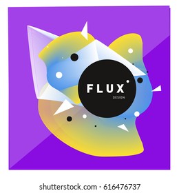 Vector Graphic Background Dynamic Effect. Gradient Abstract Vector Illustration. Design Template. Modern Pattern.