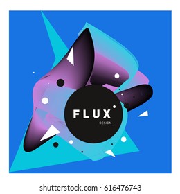 Vector Graphic Background Dynamic Effect. Gradient Abstract Vector Illustration. Design Template. Modern Pattern.