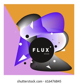 Vector Graphic Background Dynamic Effect. Gradient Abstract Vector Illustration. Design Template. Modern Pattern.