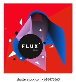 Vector Graphic Background Dynamic Effect. Gradient Abstract Vector Illustration. Design Template. Modern Pattern.