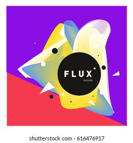 Vector Graphic Background Dynamic Effect. Gradient Abstract Vector Illustration. Design Template. Modern Pattern.