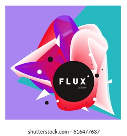 Vector Graphic Background Dynamic Effect. Gradient Abstract Vector Illustration. Design Template. Modern Pattern.