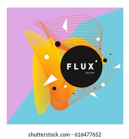 Vector Graphic Background Dynamic Effect. Gradient Abstract Vector Illustration. Design Template. Modern Pattern.