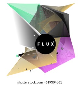 Vector Graphic Background Dynamic Effect. Gradient Abstract Vector Illustration. Design Template. Modern Pattern.