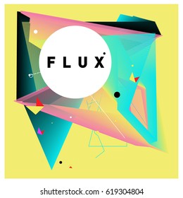 Vector Graphic Background Dynamic Effect. Gradient Abstract Vector Illustration. Design Template. Modern Pattern.