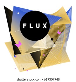 Vector Graphic Background Dynamic Effect. Gradient Abstract Vector Illustration. Design Template. Modern Pattern.