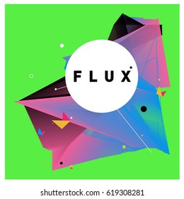 Vector Graphic Background Dynamic Effect. Gradient Abstract Vector Illustration. Design Template. Modern Pattern.