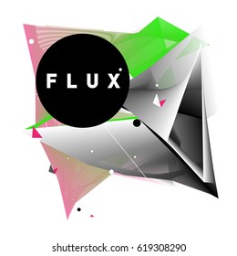 Vector Graphic Background Dynamic Effect. Gradient Abstract Vector Illustration. Design Template. Modern Pattern.