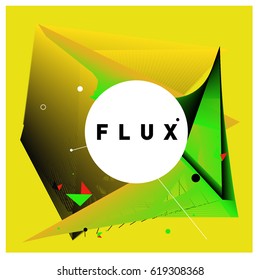 Vector Graphic Background Dynamic Effect. Gradient Abstract Vector Illustration. Design Template. Modern Pattern.