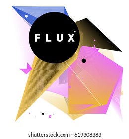 Vector Graphic Background Dynamic Effect. Gradient Abstract Vector Illustration. Design Template. Modern Pattern.