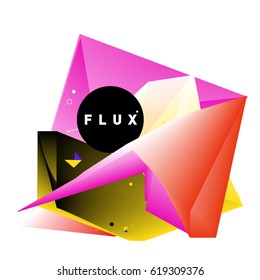 Vector Graphic Background Dynamic Effect. Gradient Abstract Vector Illustration. Design Template. Modern Pattern.