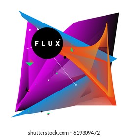 Vector Graphic Background Dynamic Effect. Gradient Abstract Vector Illustration. Design Template. Modern Pattern.