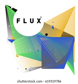 Vector Graphic Background Dynamic Effect. Gradient Abstract Vector Illustration. Design Template. Modern Pattern.