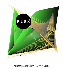 Vector Graphic Background Dynamic Effect. Gradient Abstract Vector Illustration. Design Template. Modern Pattern.