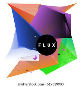 Vector Graphic Background Dynamic Effect. Gradient Abstract Vector Illustration. Design Template. Modern Pattern.