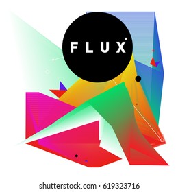 Vector Graphic Background Dynamic Effect. Gradient Abstract Vector Illustration. Design Template. Modern Pattern.