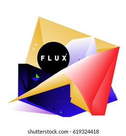 Vector Graphic Background Dynamic Effect. Gradient Abstract Vector Illustration. Design Template. Modern Pattern.