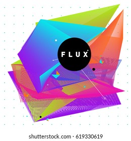 Vector Graphic Background Dynamic Effect. Gradient Abstract Vector Illustration. Design Template. Modern Pattern.