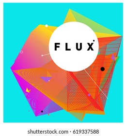 Vector Graphic Background Dynamic Effect. Gradient Abstract Vector Illustration. Design Template. Modern Pattern.