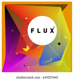 Vector Graphic Background Dynamic Effect. Gradient Abstract Vector Illustration. Design Template. Modern Pattern.