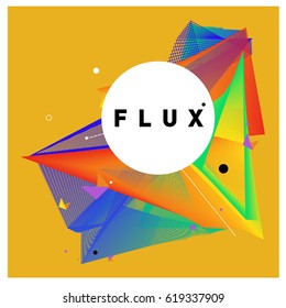 Vector Graphic Background Dynamic Effect. Gradient Abstract Vector Illustration. Design Template. Modern Pattern.