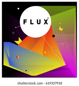 Vector Graphic Background Dynamic Effect. Gradient Abstract Vector Illustration. Design Template. Modern Pattern.