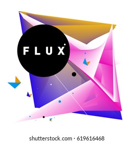 Vector Graphic Background Dynamic Effect. Gradient Abstract Vector Illustration. Design Template. Modern Pattern.