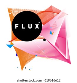 Vector Graphic Background Dynamic Effect. Gradient Abstract Vector Illustration. Design Template. Modern Pattern.