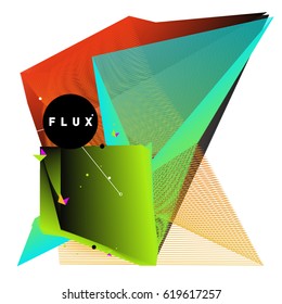 Vector Graphic Background Dynamic Effect. Gradient Abstract Vector Illustration. Design Template. Modern Pattern.